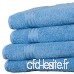 Linens Limited Set de 6 serviettes d'hôtel SUPREME en coton égyptien  500 g/m²  bleu cobalt - B0068334QA